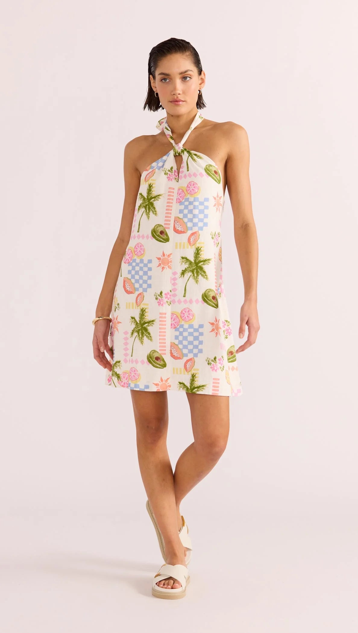 Gracie Halter Neck Mini Dress