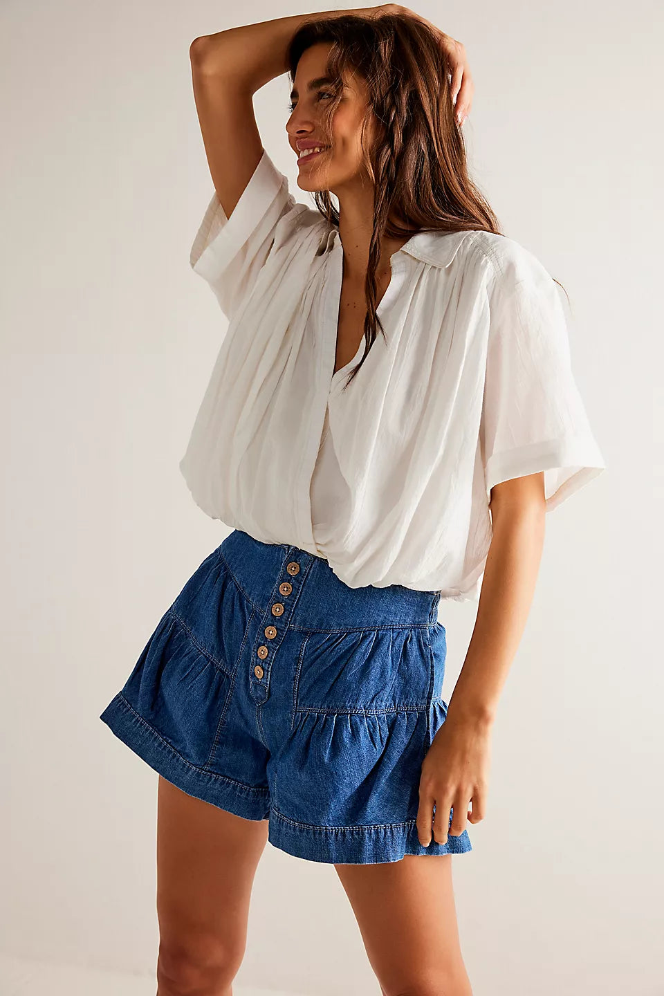 Fleur Denim Short