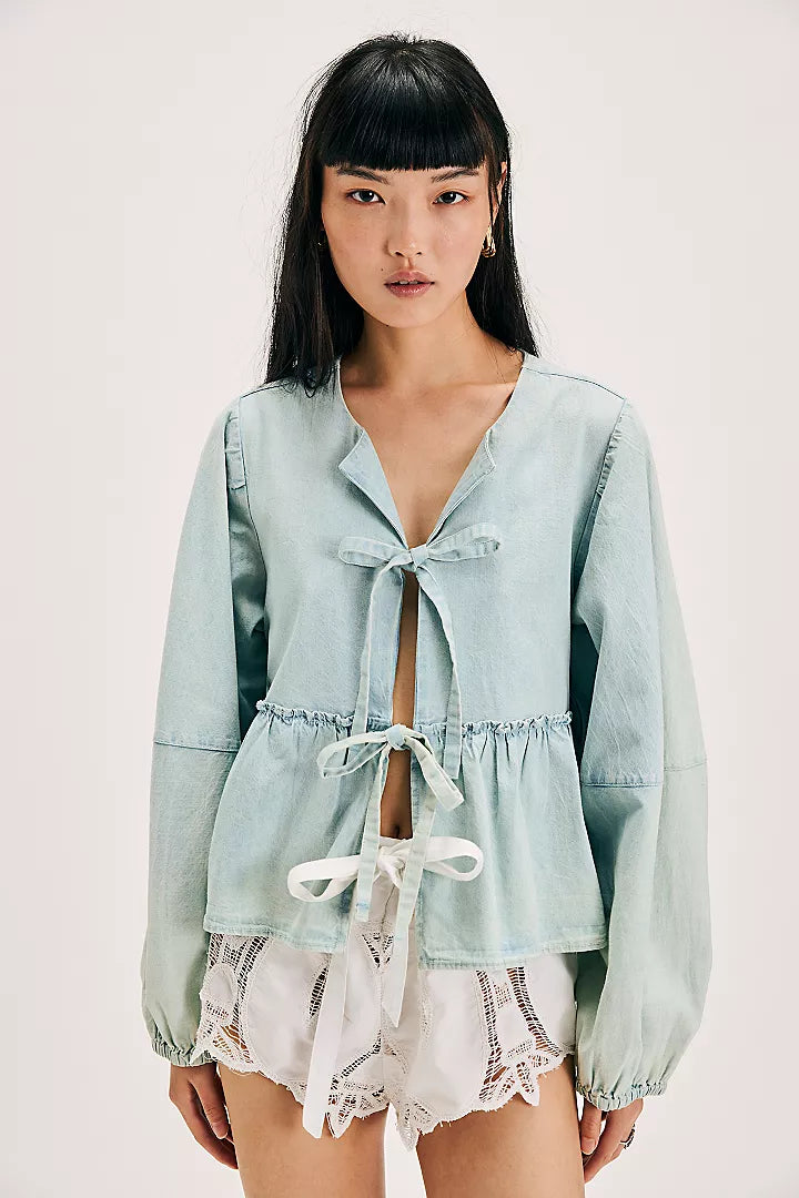 Brunch Babe Denim Top