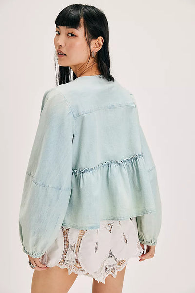 Brunch Babe Denim Top