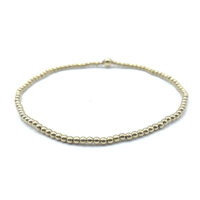 2mm Gold Filled Waterproof Karma Bracelet