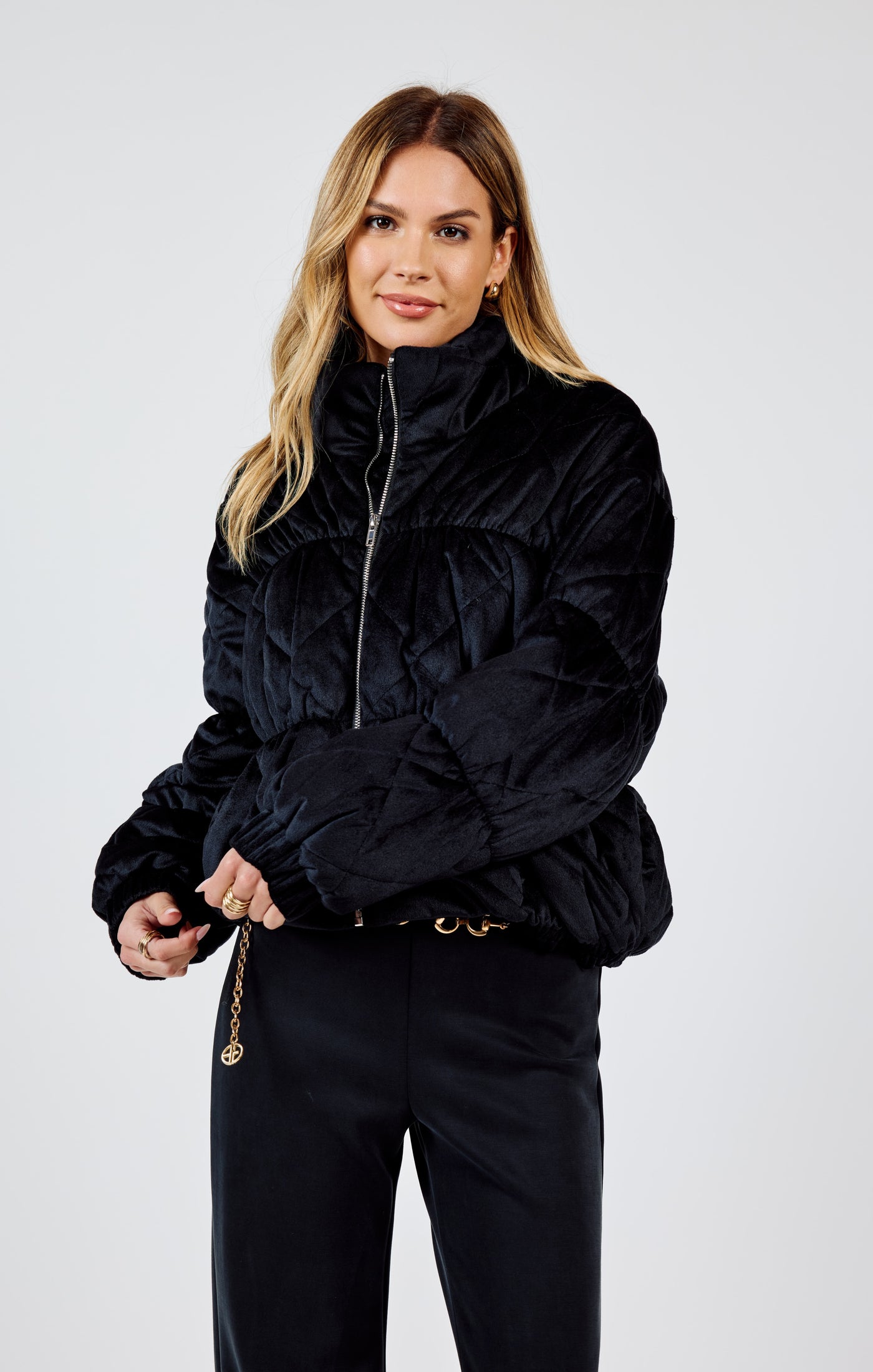 Cosmic Quilted Coat