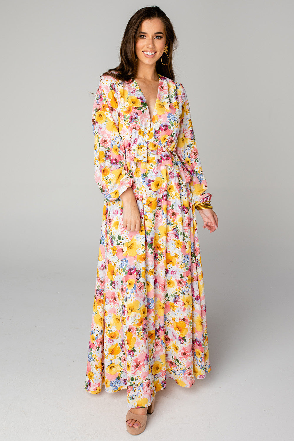 Eden Long Sleeve Maxi Dress